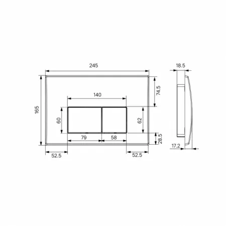 Комплект инсталляции и унитаза IDDIS 5 в 1 OPH0000i32KCALIPSO