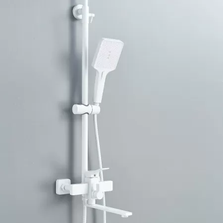 Душевая система Shevanik S6136C, белый