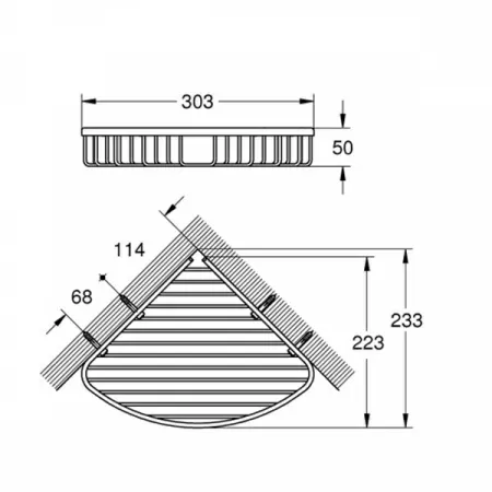 Мыльница Grohe Bau Cosmopolitan 40663001 хром