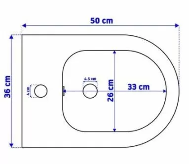 Биде подвесное Rea Porter REA-C3600