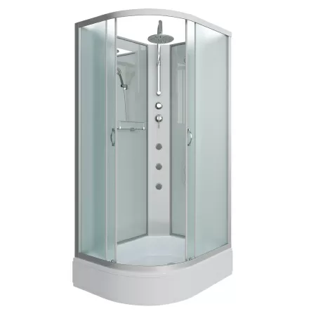 Душевая кабина Niagara Classic NG-33394-14RBKTG (130х90х210) средний поддон(26см),стекло матовое