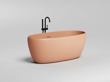 Ванна отдельностоящая Salini LUCE 170x85, S-Stone, матовый белый 100121M