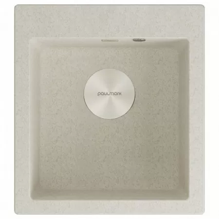 Мойка Paulmark KANTE 45 PM104651-BE 510х465х200 мм, IT-GRANIT, бежевый