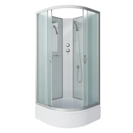 Душевая кабина Niagara Classic NG-3302-14BK (100х100х200) средний поддон(26см),стекло матовое
