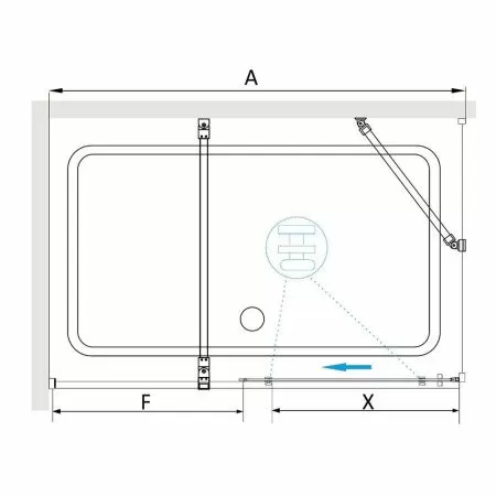 Душевой уголок RGW TO-48B (TO-18B + Z-18B) 41074858-14 150х80х195 см, черный