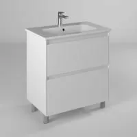 Тумба напольная BRIZ Асти 100 с умывальником Эйфория, 220 03-08100-11 00 БЕЛ