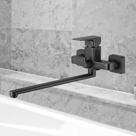 Смеситель для ванны WesnaArt NARCIS NAR06-320BL-25221, черный
