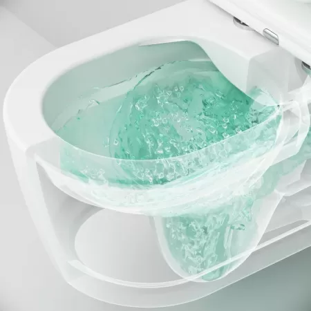C8F1700SC Func подвесной унитаз 49 см FlashClean с сиденьем микролифт