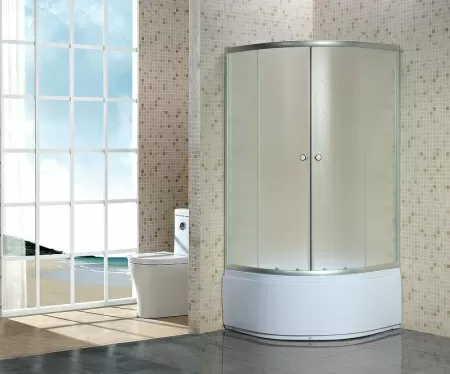 Душевой уголок Niagara Eco 80х80 NG-005-14 профиль Хром матовый стекло матовое