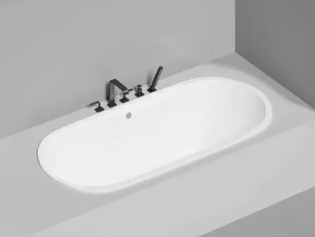 Ванна встраиваемая Salini ORNELLA AXIS 190x90, S-Sense, матовый белый 103412M