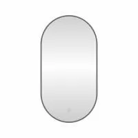 Зеркало с подсветкой LED Fixsen FX-3100F овальное 50х100 см, графит