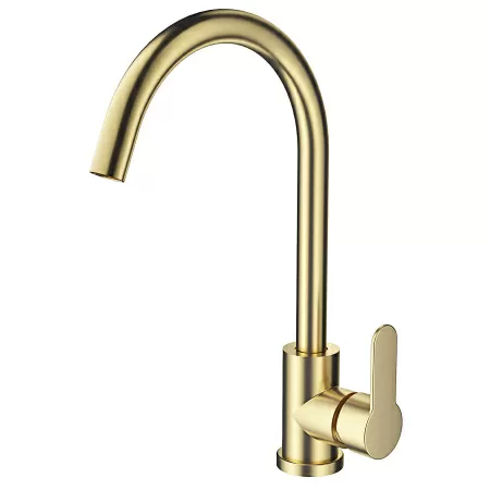 Смеситель для кухни WONZON & WOGHAND, Брашированное золото (WW-AE4554-BG)