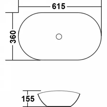Раковина MELANA MLN-7811A