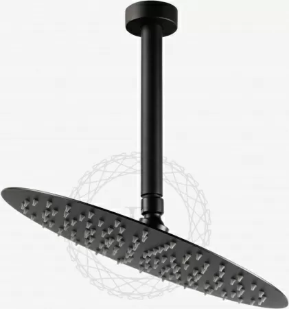 Душевая система скрытого монтажа FILARETE Roun FL1022 (Черный матовый)