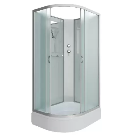 Душевая кабина Niagara Classic NG-33294-14RBK (120х90х200) средний поддон(26см),стекло матовое