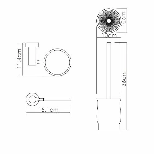 Ершик для унитаза WasserKRAFT K-24227