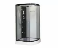 Душевая кабина Niagara Ultra NG-1903-01L (120х80х220) низкий поддон(16см),черный,стекло тонированное,4 места