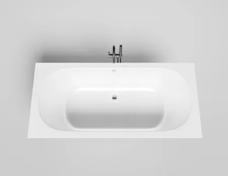 Ванна встраиваемая Salini ORNELLA AXIS 190x90, S-Sense, матовый белый 103412M