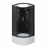 Душевая кабина Niagara Classic NG-6508-14BK (90х90х200) высокий поддон(40см),черный,стекло тонированное