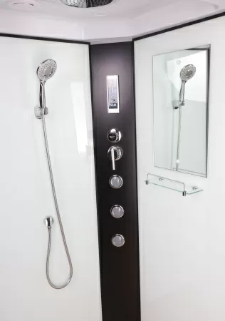 Душевая кабина Niagara Classic NG-2508-14BKG (90х90х200) высокий поддон(40см),стекло тонированное