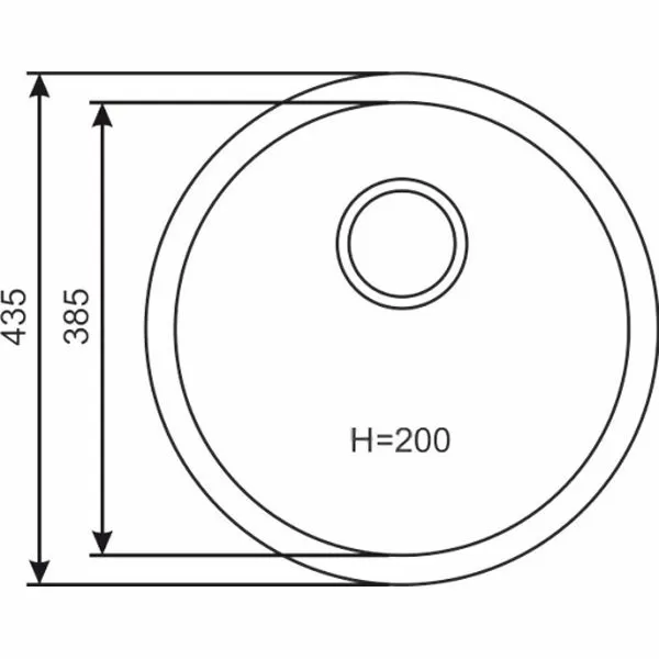 Кухонная мойка Tolero R-104 43.5x43.5 сафари