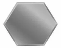 Плитка зеркальная Континент соты фацет серебро сатин 250х210 (комплект 4 шт.)