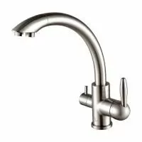 Смеситель для кухни Paulmark ESSEN Es213001 Es213001-NI, никель