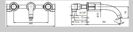 Смеситель для раковины Jacob Delafon Elevation E18872-CP