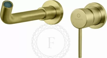 Cмеситель для раковины FILARETE Roun FL4020 (Матовое золото)