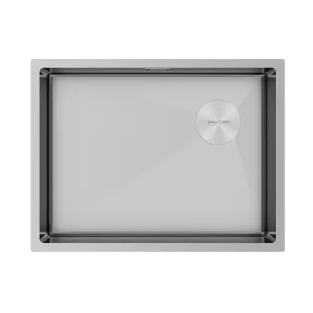 Мойка Paulmark NEXT-SKEW 58 UNI PM885844-BS 440х580х200 мм, нержавеющая сталь, нержавеющая сталь