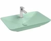 Раковина ISVEA SistemaY Clear накладная 644*395*125 1 цвет мятно зеленый матовый 10SY50065SV-2T