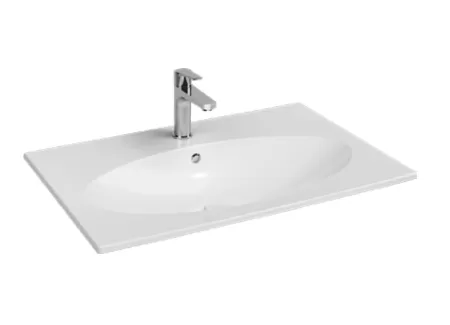 Раковина Isvea SistemaX Clear 81 см цвет белый 10SX50080SV