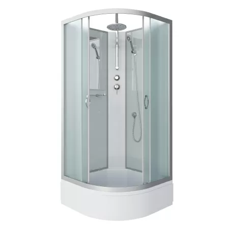 Душевая кабина Niagara Classic NG-3301-14BKT (90х90х210) средний поддон(26см),стекло матовое