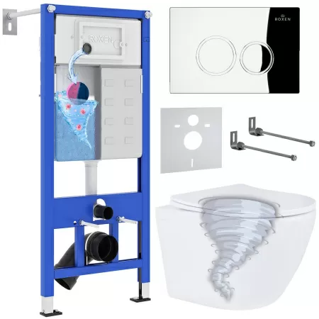 Комплект 6 в 1 Roxen StounFix Dual Fresh 968340  (состоит из: 710200, Santi 410260CH, 530205-01)