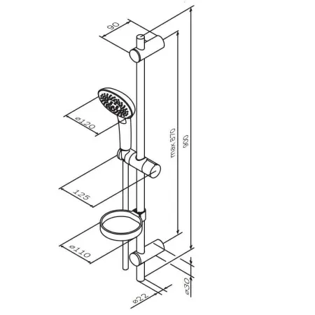 Душевой комплект AM.PM Spirit 2.0 F0170A000