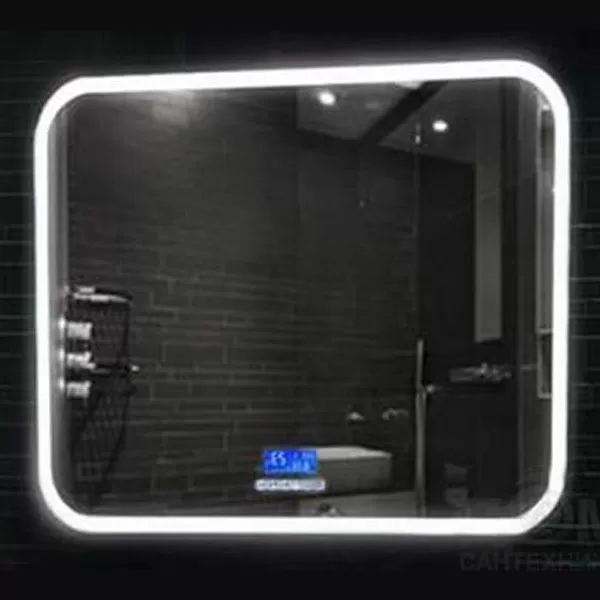 Зеркало Континент Demure 90х70 LED с многофункциональной панелью