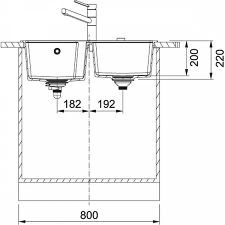 Кухонная мойка Franke Urban UBG 620-78 Сахара 114.0595.523