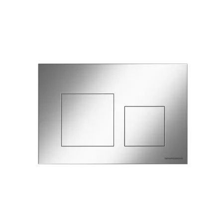 Кнопка смыва Balance, клавиши Square, цвет хром матовый, CN12-002M