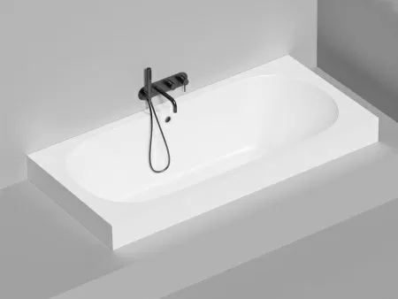 Ванна встраиваемая Salini ORNELLA AXIS 190x90, S-Sense, матовый белый 103412M