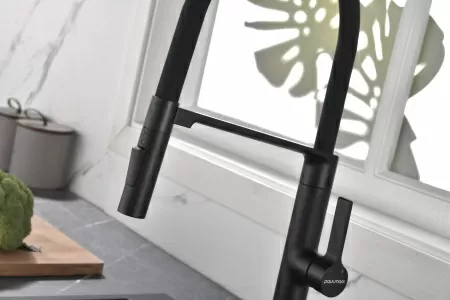 Смеситель для кухни Paulmark Barrel Ba214029-AN, антрацит