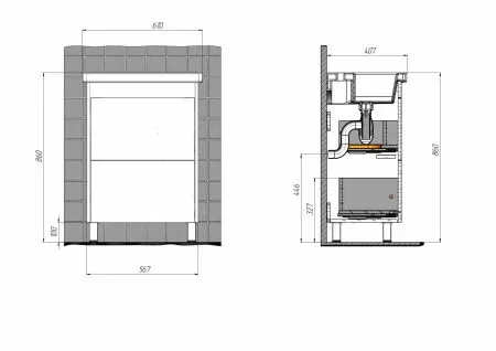 Тумба напольная BRIZ Риччи 60 с умывальником Фостер, 360 03-08060-06 00 БЕЛ