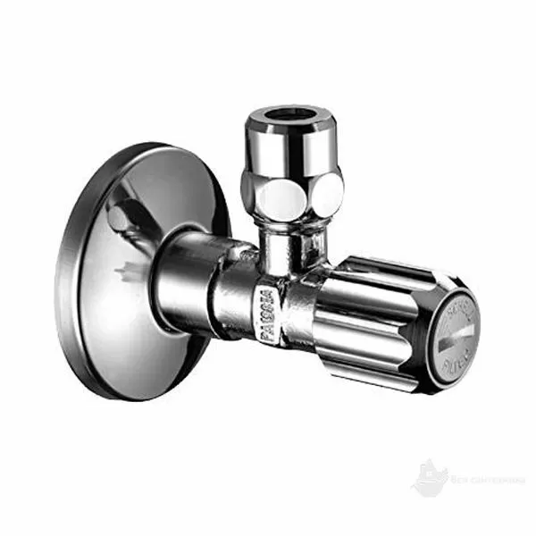 Угловой вентиль Schell 1/2" x 3/8" c фильтром и цангой 10мм