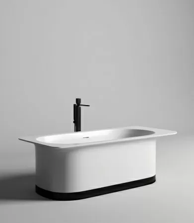 Ванна отдельностоящая Salini NINFEA 180x82 RAL полностью, S-Stone, матовый 102721MF