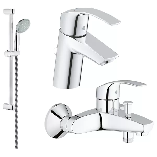 Промо-набор для ванны и душа Grohe EUROSMART 124446