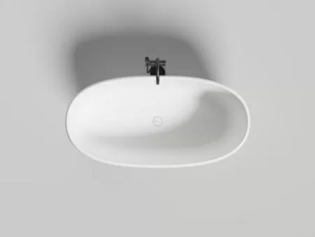 Ванна отдельностоящая Salini LUCE 170x85, S-Stone, матовый белый 100121M