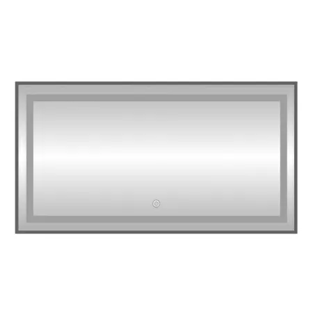 Зеркало с подсветкой LED Fixsen FX-2120F прямоугольное 120х80 см, графит