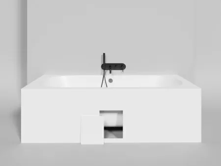 Ванна встраиваемая Salini ORNELLA AXIS 190x90, S-Sense, матовый белый 103412M
