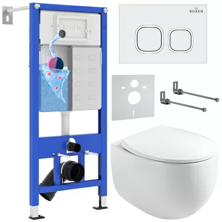Комплект 6 в 1 Roxen StounFix Dual Fresh 964077 (состоит из: 710200, Santi 410280W, 530170-01)