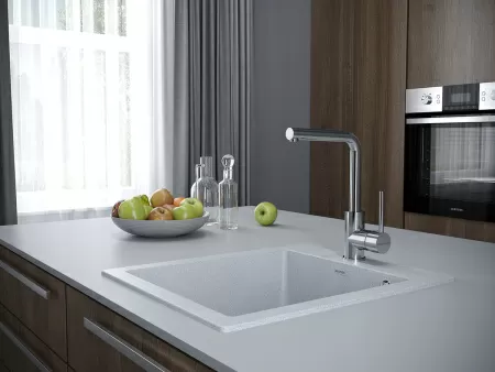 Смеситель для кухни Paulmark HONNER Ho212018-CR, хром