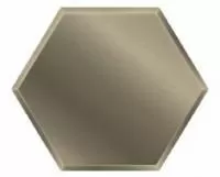 Плитка зеркальная Континент соты фацет бронза сатин 200х170 (комплект 4 шт.)